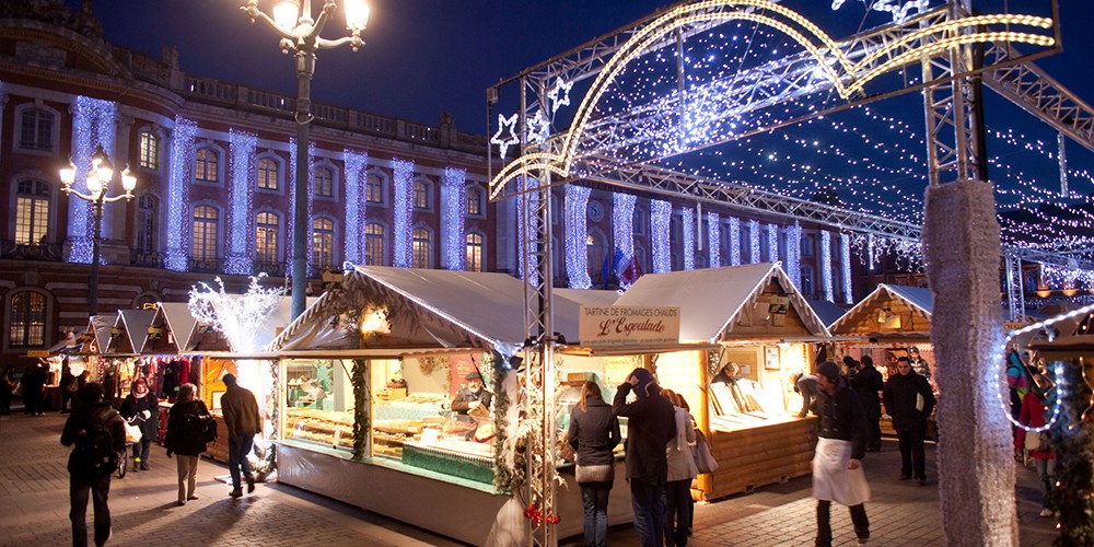 Kerstmarkt Place du Capitole Toulouse